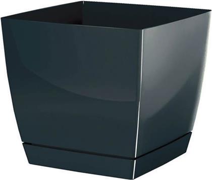 ΓΛΑΣΤΡΑ ΜΕ ΠΙΑΤΟ 12LT COUBI SQUARE ΓΡΑΦΙΤΗΣ 09-DUKP240-426U 24X24X22CM - ΓΚΡΙ MARHOME