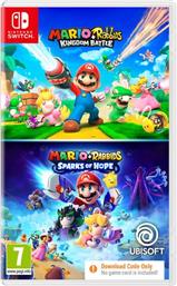 RABBIDS DOUBLE PACK KINGDOM BATTLE / SPARKS OF HOPE (CODE IN A BOX) SWITCH GAME MARIO