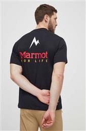 ΑΘΛΗΤΙΚΟ ΜΠΛΟΥΖΑΚΙ FOR LIFE ΧΡΩΜΑ: ΜΑΥΡΟ MARMOT