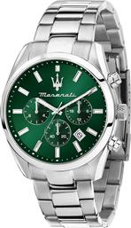 ΡΟΛΟΙ ATTRAZIONE CHRONOGRAPH R8853151011 ΑΣΗΜΙ MASERATI
