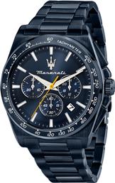 ΡΟΛΟΙ VELOCITA CHRONOGRAPH R8873652008 ΣΚΟΥΡΟ ΜΠΛΕ MASERATI