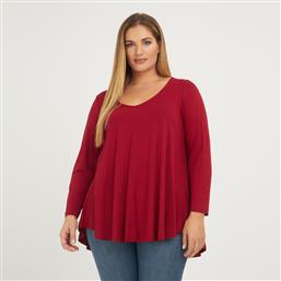 BASIC ΜΠΛΟΥΖΑ ΜΕ ΣΤΡΟΓΓΥΛΕΜΕΝΟ ΤΕΛΕΙΩΜΑ MAT FASHION