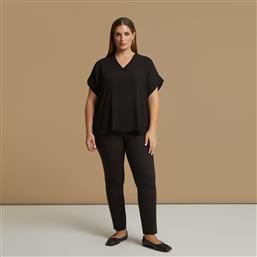 ΜΠΛΟΥΖΑ ESSENTIAL ΜΕ V-ΛΑΙΜΟΚΟΨΗ MAT FASHION