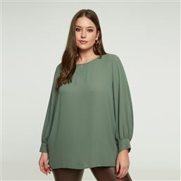 ΜΠΛΟΥΖΑ ΜΕ CUT-OUT ΛΕΠΤΟΜΕΡΕΙΑ ΣΤΗ ΛΑΙΜΟΚΟΨΗ MAT FASHION