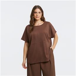 ΜΠΛΟΥΖΑ ΜΕ SUEDE ΥΦΗ MAT FASHION
