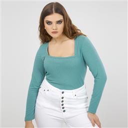 ΜΠΛΟΥΖΑ ΡΙΠ ΜΕ ΤΕΤΡΑΓΩΝΗ ΛΑΙΜΟΚΟΨΗ MAT FASHION