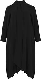 ΦΟΡΕΜΑ MIDI ΜΕ ΔΕΣΙΜΟ ΣΤΗ ΛΑΙΜΟΚΟΨΗ MAT FASHION