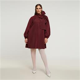 ΦΟΡΕΜΑ TAFFETA ΜΕ ΔΕΣΙΜΟ ΣΤΗ ΛΑΙΜΟΚΟΨΗ MAT FASHION
