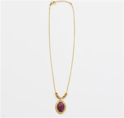 ΚΟΛΙΕ ΜΕ ΟΒΑΛ ΚΡΕΜΑΣΤΟ MAT FASHION