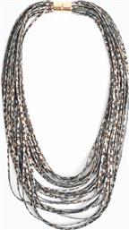 LAYERED ΚΟΛΙΕ ΜΕ ANIMAL PRINT ΚΟΡΔΟΝΙΑ MAT FASHION