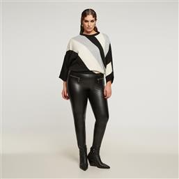LEATHER-LOOK ΚΟΛΑΝ ΜΕ ΦΕΡΜΟΥΑΡ MAT FASHION