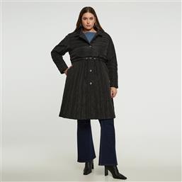 ΜΑΚΡΥ ΚΑΠΙΤΟΝΕ ΜΠΟΥΦΑΝ ΜΕ ΔΕΣΙΜΟ ΣΤΗ ΜΕΣΗ MAT FASHION