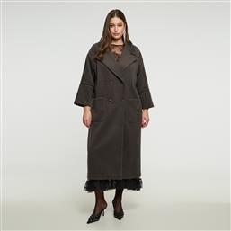 ΜΑΚΡΥ RELAXED ΠΑΛΤΟ ΜΕ ΒΙΣΚΟΖΗ MAT FASHION