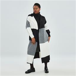 ΜΑΚΡΙΑ ΠΛΕΚΤΗ ΖΑΚΕΤΑ COLOR-BLOCK MAT FASHION