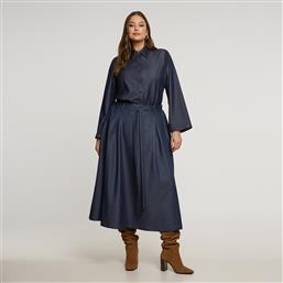MAXI DENIM ΦΟΥΣΤΑ ΜΕ ΔΕΣΙΜΟ ΣΤΗ ΜΕΣΗ MAT FASHION