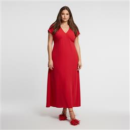 MAXI ΦΟΡΕΜΑ ΜΕ V-ΝΤΕΚΟΛΤΕ MAT FASHION