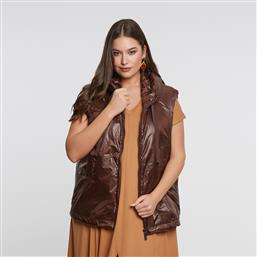 METALLIC ΚΑΠΙΤΟΝΕ ΓΙΛΕΚΟ ΜΕ ΚΟΥΚΟΥΛΑ MAT FASHION