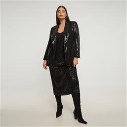 MIDI ΦΟΡΕΜΑ ΜΕ ΠΑΓΙΕΤΕΣ ΚΑΙ ΛΕΠΤΕΣ ΤΙΡΑΝΤΕΣ MAT FASHION