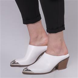 MULE ΜΕ ΤΑΚΟΥΝΙ COWBOY MAT FASHION