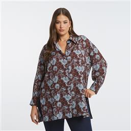 OVERSIZED ΠΟΥΚΑΜΙΣΟ ΜΕ ΦΛΟΡΑΛ ΜΟΤΙΒΟ MAT FASHION