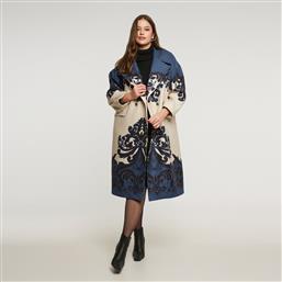 ΠΑΛΤΟ OVERSIZE ΜΕ BAROQUE ΜΟΤΙΒΟ MAT FASHION