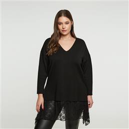 ΠΛΕΚΤΗ ΤΟΥΝΙΚ ΜΕ ΔΑΝΤΕΛΕΝΙΟ ΤΕΛΕΙΩΜΑ MAT FASHION