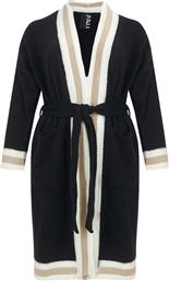 ΠΛΕΚΤΗ ΖΑΚΕΤΑ COLOR-BLOCK ΜΕ ΖΩΝΗ MAT FASHION