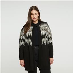 ΠΛΕΚΤΗ ΖΑΚΕΤΑ ΜΕ ΜΑΛΛΙ ΚΑΙ ΓΡΑΦΙΚΟ ΣΧΕΔΙΟ MAT FASHION