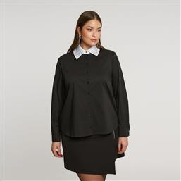 ΠΟΥΚΑΜΙΣΟ ΠΟΠΛΙΝΑ ΜΕ ΔΙΑΚΟΣΜΗΜΕΝΟ CONTRAST ΓΙΑΚΑ MAT FASHION