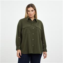 ΠΟΥΚΑΜΙΣΟ ΡΙΓΕ ΜΕ CARGO ΤΣΕΠΕΣ MAT FASHION