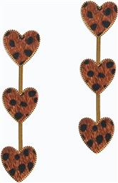 ΣΚΟΥΛΑΡΙΚΙΑ ΜΕ ΤΡΙΠΛΗ ΚΑΡΔΙΑ ΚΑΙ ΛΕΟΠΑΡ ΜΟΤΙΒΟ MAT FASHION