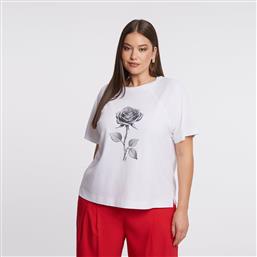 ΒΑΜΒΑΚΕΡΟ T-SHIRT ΜΕ ΤΡΙΑΝΤΑΦΥΛΛΟ MAT FASHION