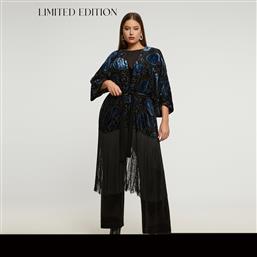 ΒΕΛΟΥΔΙΝΟ ΚΙΜΟΝΟ ΜΕ ΣΧΕΔΙΟ PAISLEY ΚΑΙ ΚΡΟΣΣΙΑ MAT FASHION