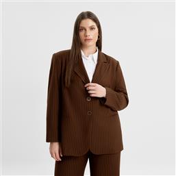 ΚΑΦΕ ΣΑΚΑΚΙ ΜΕ PINSTRIPE ΡΙΓΕΣ MAT FASHION