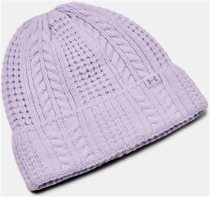 ΣΚΟΥΦΑΚΙ UA HALFTIME CABLE KNIT BEANIE SALT PURPLE UNDER ARMOUR