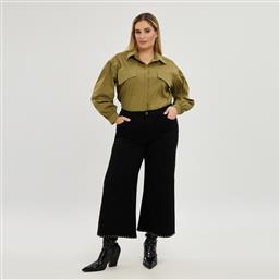 ΤΖΙΝ WIDE-LEG CROPPED ΜΕ ΤΡΟΥΚΣ MAT