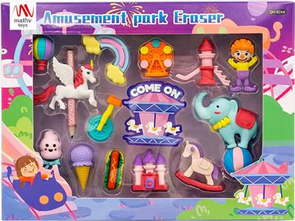 GIFT ERASER COLLECTION: AMUSEMENT PARK MATHV TOYS