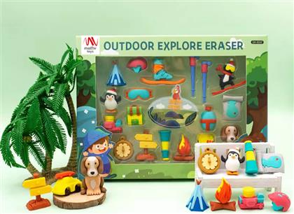 GIFT ERASER COLLECTION: OUTDOOR EXPLORE MATHV TOYS