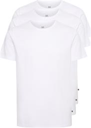 ΣΕΤ 3 T-SHIRTS JERMANE 30206507 ΛΕΥΚΟ REGULAR FIT MATINIQUE