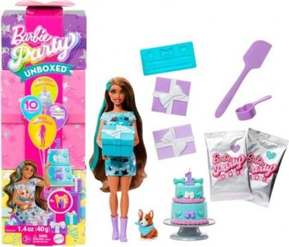 BARBIE PARTY UNBOXED REVEAL-ΜΕΛΑΧΡΙΝΗ (JFG72) MATTEL