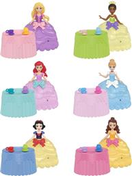 DISNEY PRINCESS ΜΙΝΙ ΚΟΥΚΛΕΣ-CUPCAKE ΕΚΠΛΗΞΗ-6 ΣΧΕΔΙΑ (JFG78) MATTEL