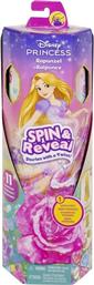 DISNEY PRINCESS-ΡΑΠΟΥΝΖΕΛ SPIN & REVEAL (HTV86) MATTEL