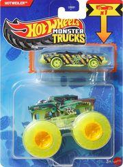 HOT WHEELS: MONSTER TRUCKS - HOTWEILER 2 PACK VEHICLES MATTEL