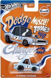 HOT WHEELS: SILVER SERIES TOONED GULF RACING - '70 DODGE CHARGER MATTEL
