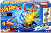 HOT WHEELS: STUNT TRACKS - 4-LOOP CRASH-OUT TRACK SET MATTEL