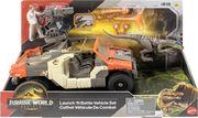JURASSIC WORLD MOVIE LINE REBIRTH - LAUNCH 'N BATTLE VEHICLE SET MATTEL