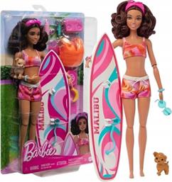 ΚΟΥΚΛΑ BARBIE BEACH ΜΕ ΣΑΝΙΔΑ ΣΕΡΦ MATTEL