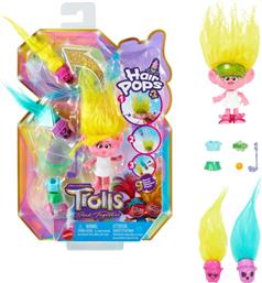 ΚΟΥΚΛΑ TROLLS 3 BAND TOGETHER ΕΥΧΟΥΛΗΔΕΣ MINI HAIR POPS - VIVA (HNF11) MATTEL