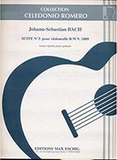 BACH J.S. - SUITE N. 3 POUR VIOLONCELLE (BWV 1009) MAX ESCHIG