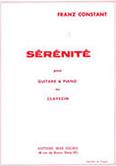 CONSTANT FRANZ - SERENITE FOR GUITAR AND PIANO MAX ESCHIG